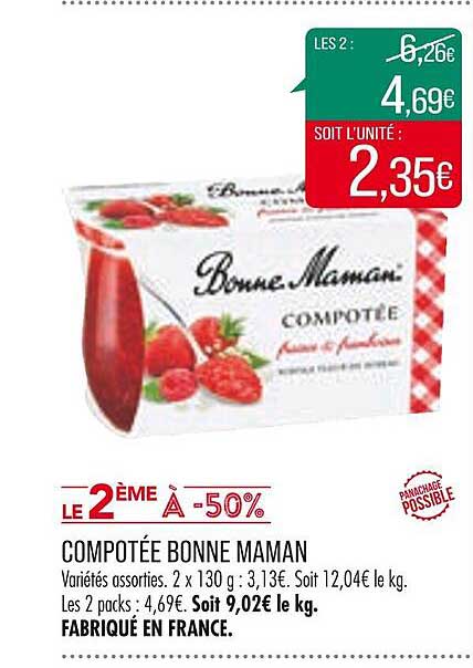 compotée bonne maman