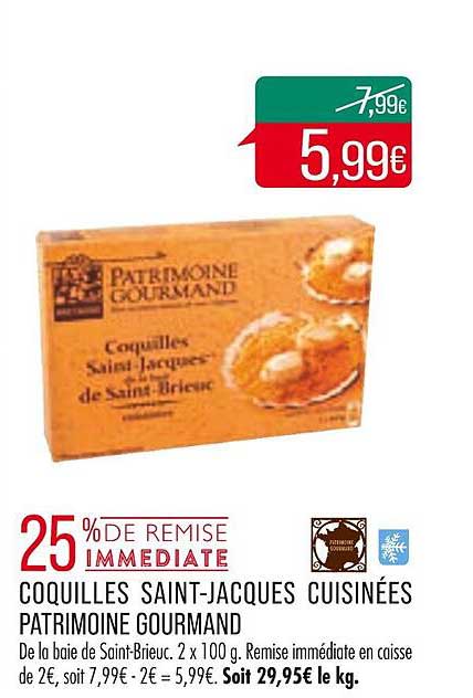 coquilles saint-jacques cuisinées patrimoine gourmand