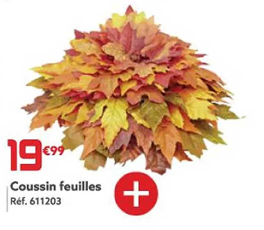 Coussin Feuilles