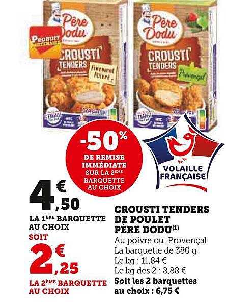 Crousti Tenders De Poulet Père Dodu