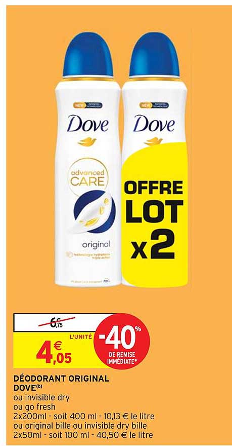 Déodorant Original Dove