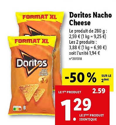 Doritos Nacho Cheese
