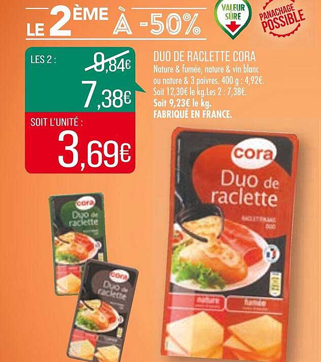 Duo De Raclette Cora