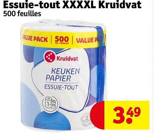essuie-tout xxxxl kruidvat