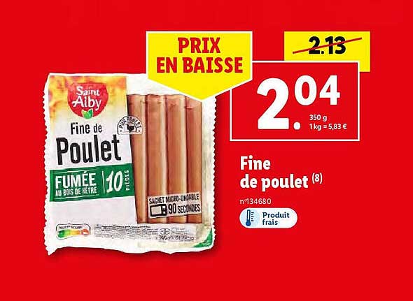 fine de poulet saint alby