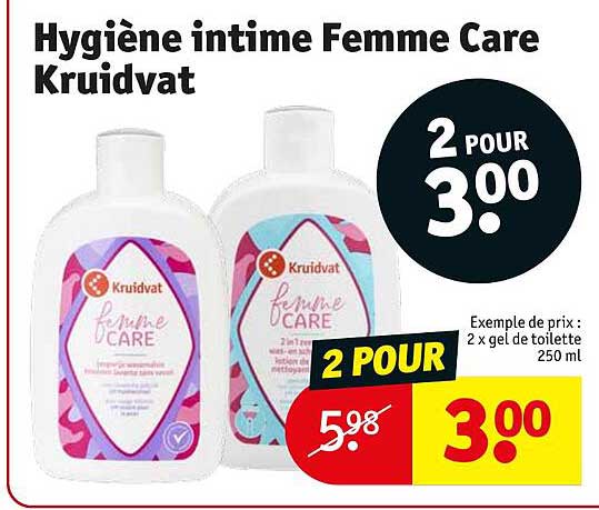 Hygiène Intime Femme Care Kruidvat