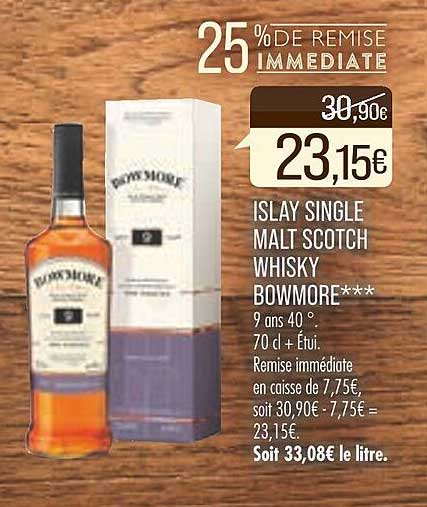 islay single malt scotch whisky bowmore***
