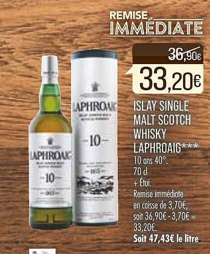 islay single malt scotch whisky laphroaig***