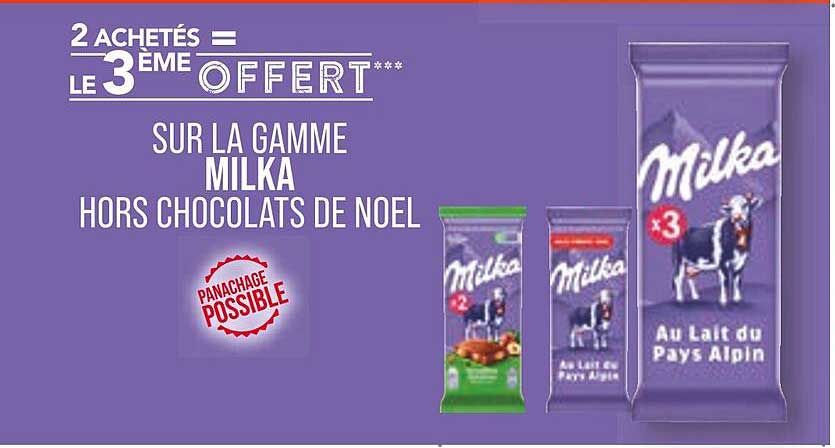la gamme milka hors chocolats de noël