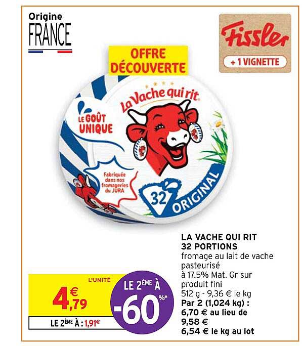 la vache qui rit 32 portions