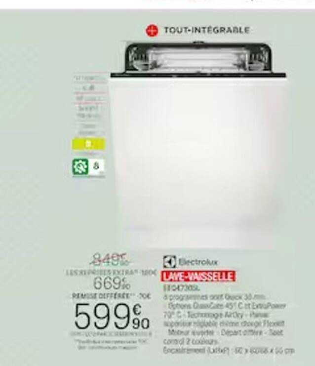 lave-vaisselle electrolux