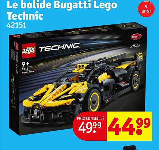 le bolide bugatti lego technic
