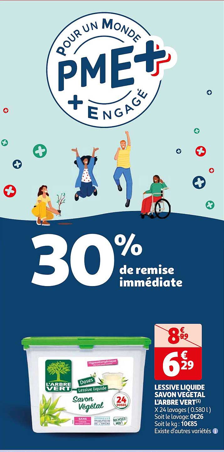 lessive liquide savon végétal l'arbre vert