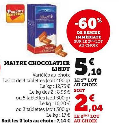 maître chocolatier lindt