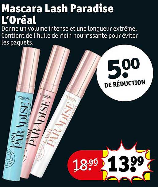 mascara lash paradise l'oréal