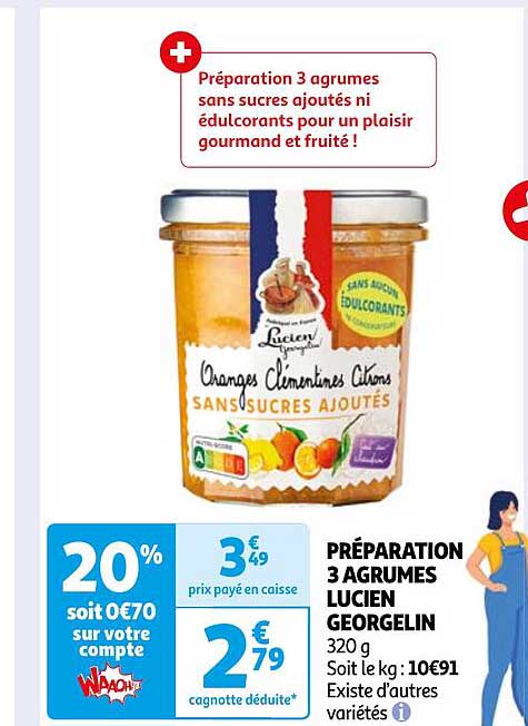 préparation 3 agrumes lucien georgelin