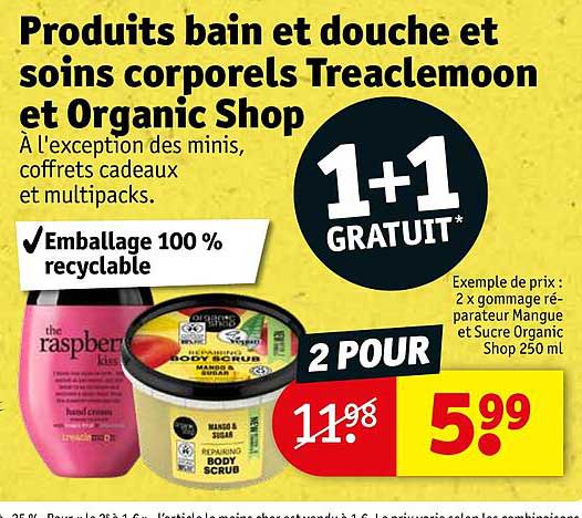 produits bain et douche et soins corporels treaclemoon et organic shop