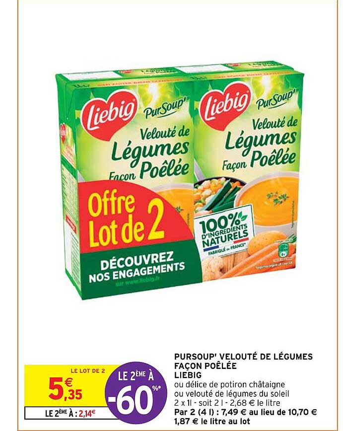 pursoup' velouté de légumes façon poêlée liebig