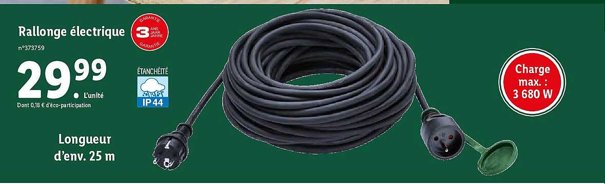 Rallonge électrique