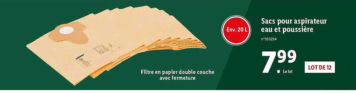 Sacs Pour Aspirateur Eau Et Poussière