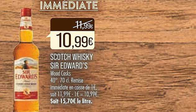 scotch whisky sir edward's