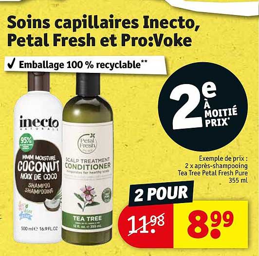 soin capillaires inecto, petal fresh et pro:Voke