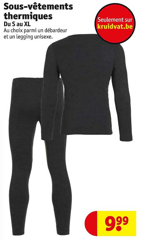 sous-vêtements thermiques