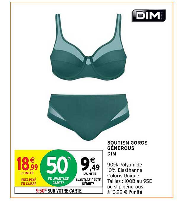 soutien gorge generous dim