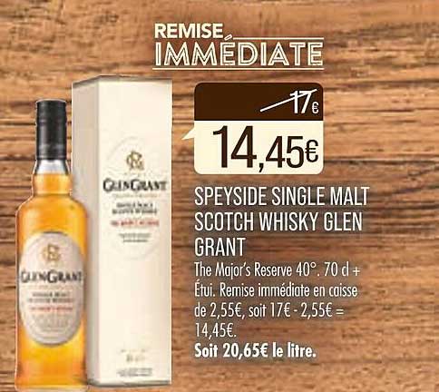 speyside single malt scotch whisky glen grant