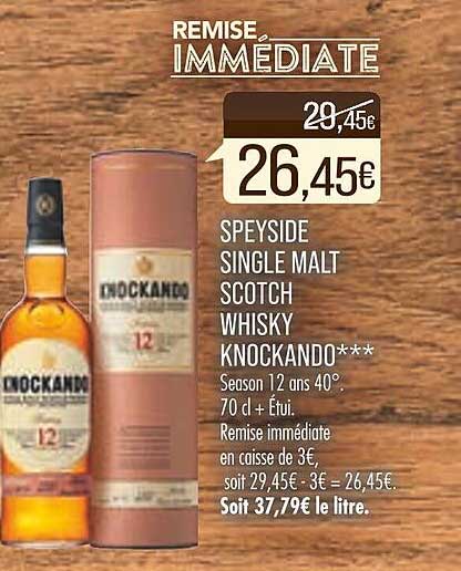 Speyside Single Malt Scotch Whisky Knockando***