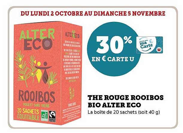 thé rouge rooibos bio alter éco