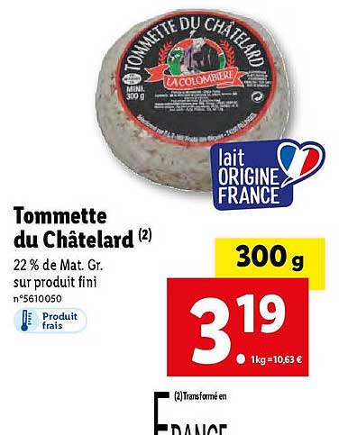 tommette du châtelard