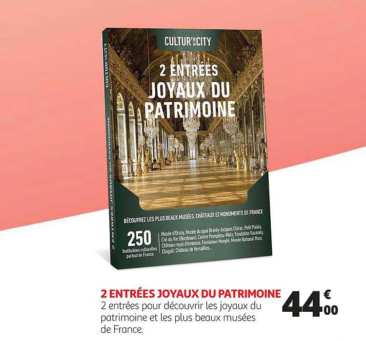 2 entrées joyaux du patrimoine