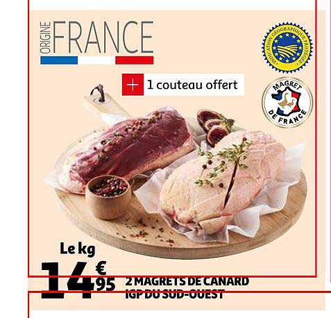 2 Magrets De Canard Igp Du Sud-ouest