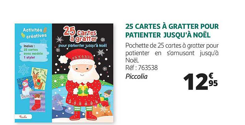 25 Cartes à Gratter Pour Patienter Jusqu'à Noël