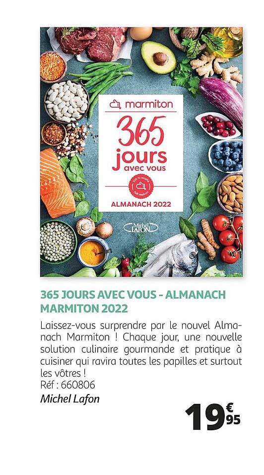 365 jours avec vous - almanach marmiton 2022