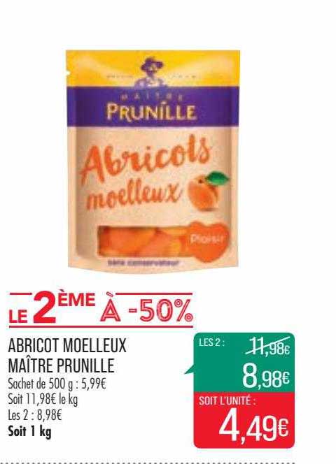 abricot moelleux maître prunille