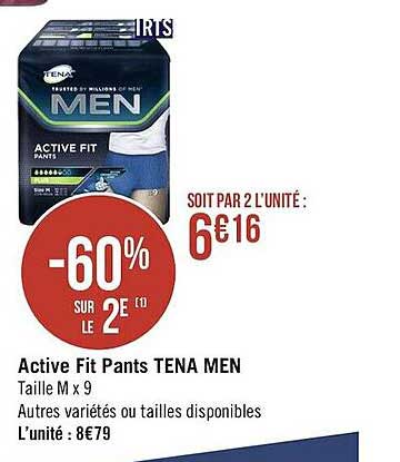 Active Fit Pants Tena Men