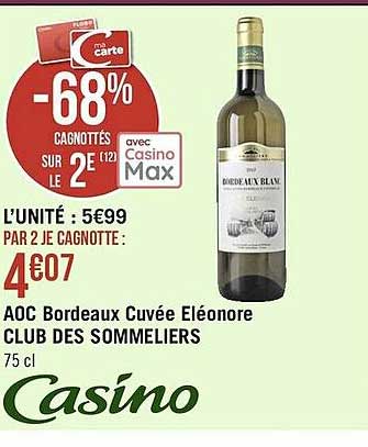 aoc bordeaux cuvée eléonore club des sommeliers