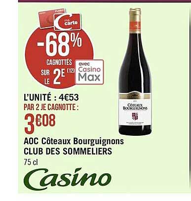 aoc côteaux bourguignons club des sommeliers