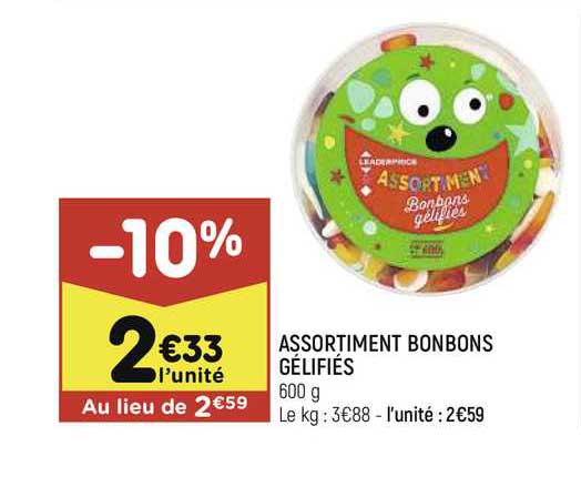 Assortiment Bonbons Gélifiés