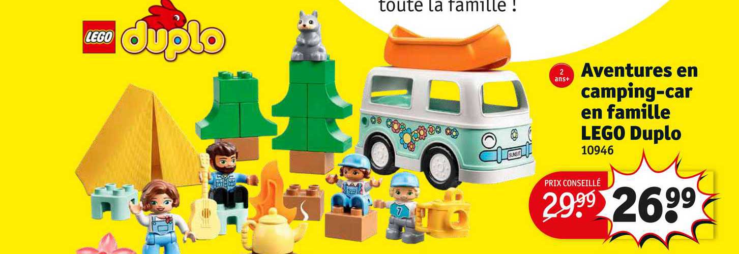 aventures en camping-car en famille lego duplo
