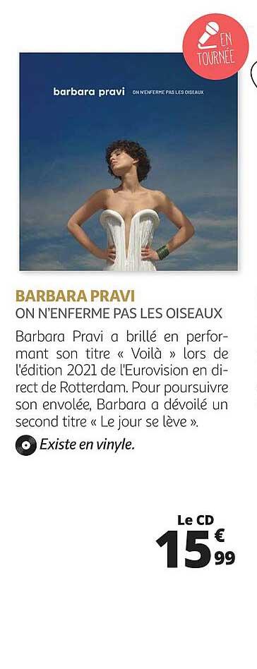 barbara pravi - on n'enferme pas les oiseaux