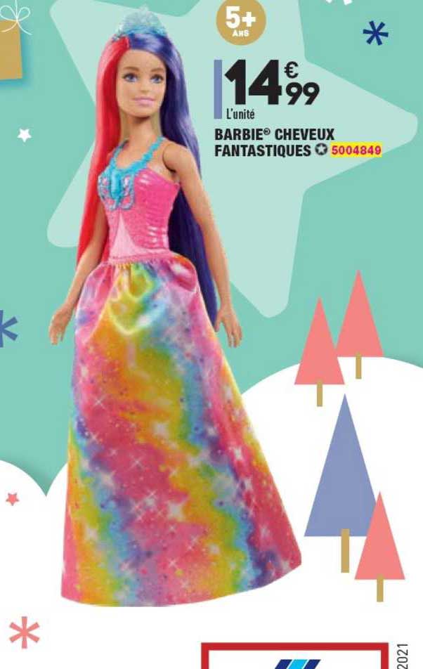 barbie cheveux fantastiques