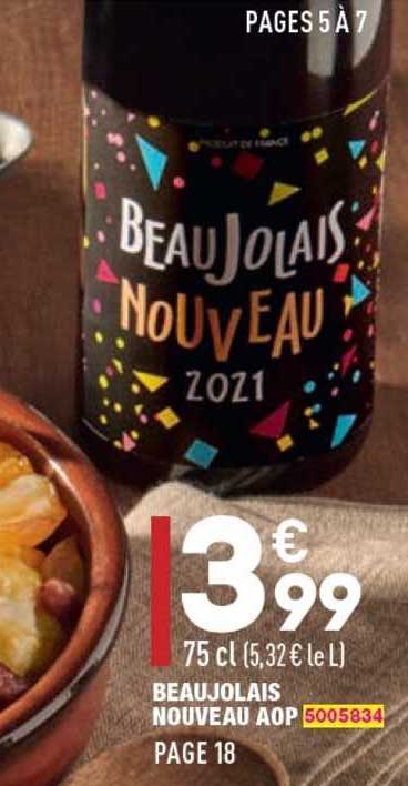 beaujolais nouveau aop