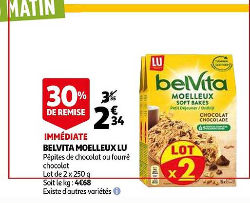 Belvita Moelleux Lu