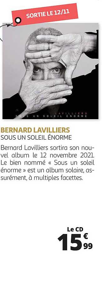 bernad lavilliers - sous un soleil énorme