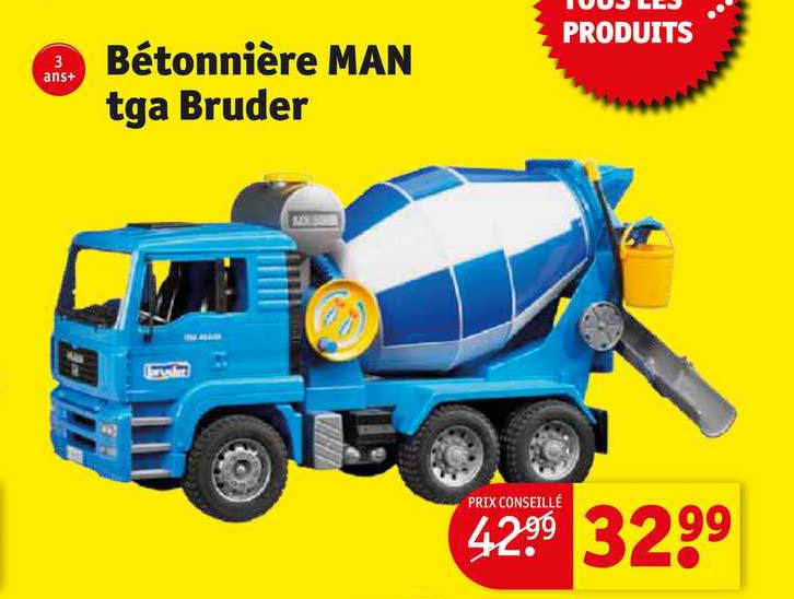 bétonnière man tga bruder