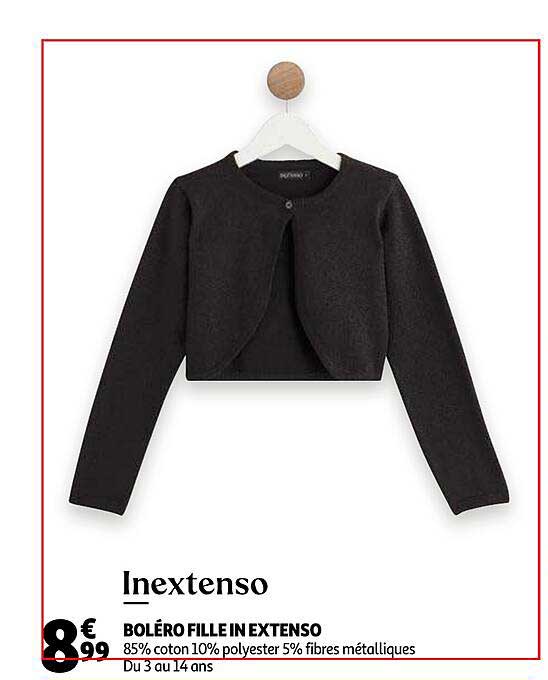 boléro fille in extenso