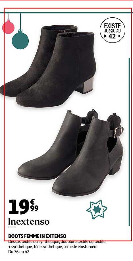 boots femme in extenso